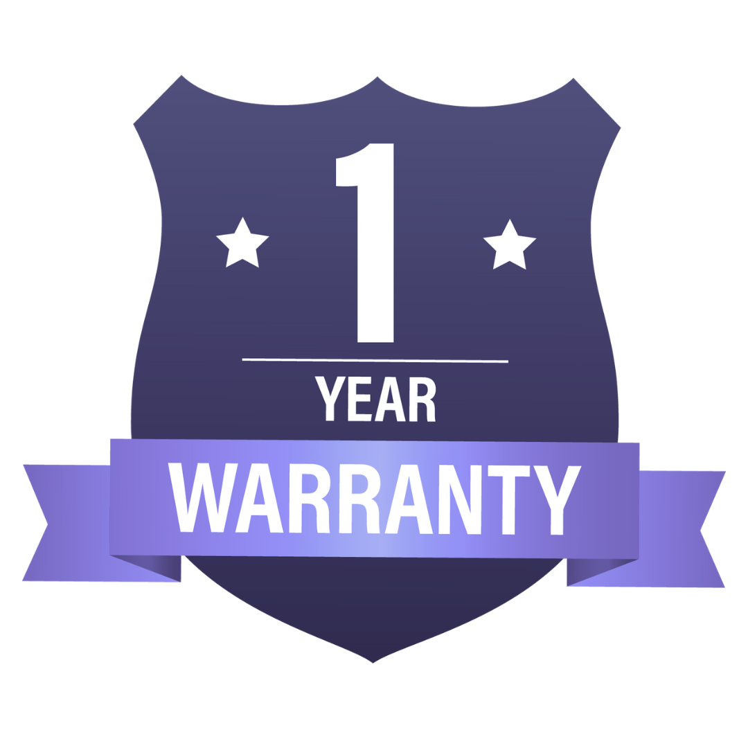 1 Year Warranty